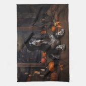 Linge De Cuisine Citrouilles Épouvantables Cocker Spaniel Anglais H (Vertical)