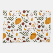 Linge De Cuisine Citrouilles, grenades et poires (Horizontal)