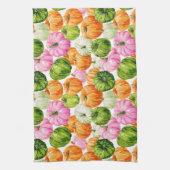 Linge De Cuisine Citrouilles heureux (Vertical)
