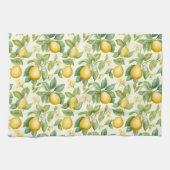 Linge De Cuisine Citrus aux fleurs de citron méditerranéen (Horizontal)
