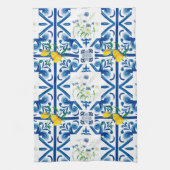 Linge De Cuisine Citrus, citrons, méditerranéen (Vertical)