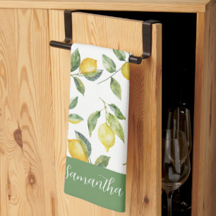 Linge De Cuisine Citrus de citron personnalisé