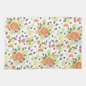 Linge De Cuisine Citrus de fruits Mélange de pamplemousse Citron or (Horizontal)