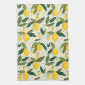 Linge De Cuisine Citrus Fleurs de citron Verdure (Vertical)