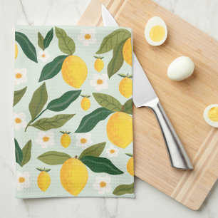 Linge De Cuisine Citrus Fleurs de citron Verdure