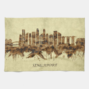 Linge De Cuisine Cityscape de Singapour