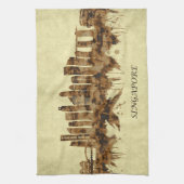 Linge De Cuisine Cityscape de Singapour (Vertical)