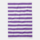 Linge De Cuisine Clair Purple et Blanc Horizontal rayé (Vertical)