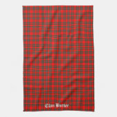 Linge De Cuisine Clan Beurre Tartan Personnalisé (Vertical)