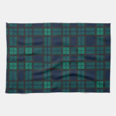 Linge De Cuisine Clan Black Watch Plaid Blue Green Check Tartan (Horizontal)