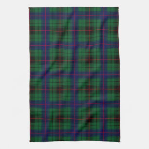 Linge De Cuisine Clan Davidson Tartan Plaid