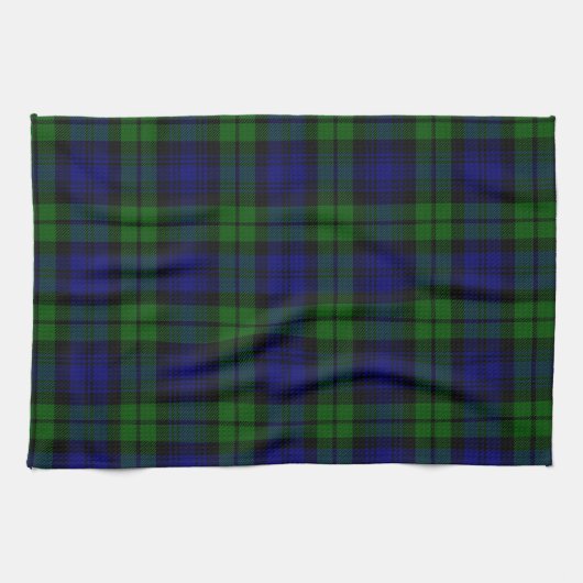 Linge De Cuisine Clan de Campbell de tartan de Blackwatch (Horizontal)