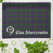 Linge De Cuisine Clan écossais Abercrombie Crest & Tartan (Plié)