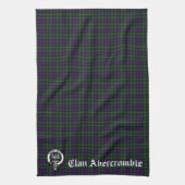 Linge De Cuisine Clan écossais Abercrombie Crest & Tartan (Vertical)