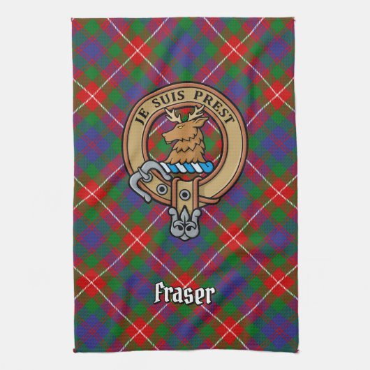 Linge De Cuisine Clan Fraser de Lovat Crest (Vertical)
