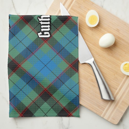 Linge De Cuisine Clan Guthrie Tartan (Quart Plié)