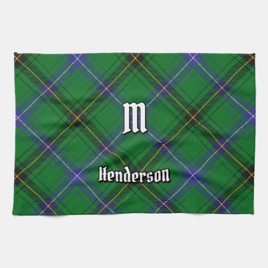 Linge De Cuisine Clan Henderson Tartan (Horizontal)