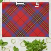 Linge De Cuisine Clan Leslie Red Tartan (Plié)