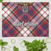 Linge De Cuisine Clan MacFarlane Crest sur le tatan de robe (Plié)