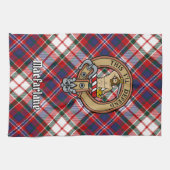 Linge De Cuisine Clan MacFarlane Crest sur le tatan de robe (Horizontal)
