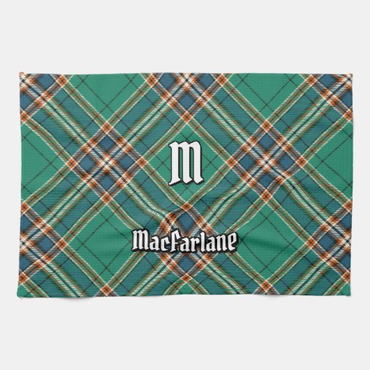 Linge De Cuisine Clan MacFarlane Tartan de chasse antique (Horizontal)
