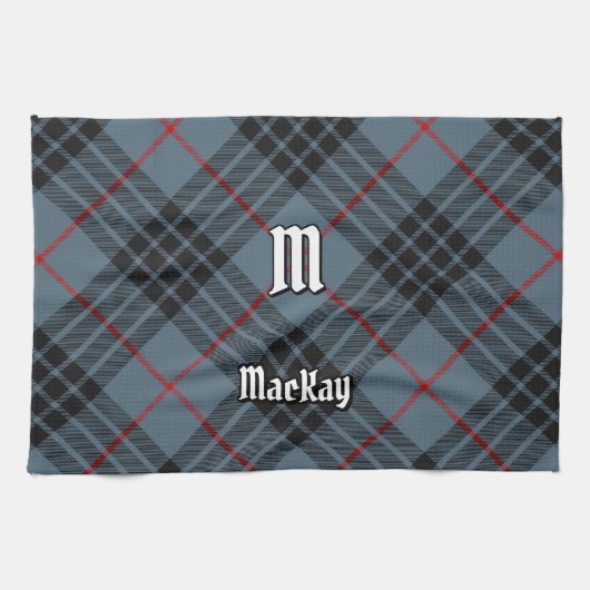 Linge De Cuisine Clan MacKay Blue Tartan (Horizontal)