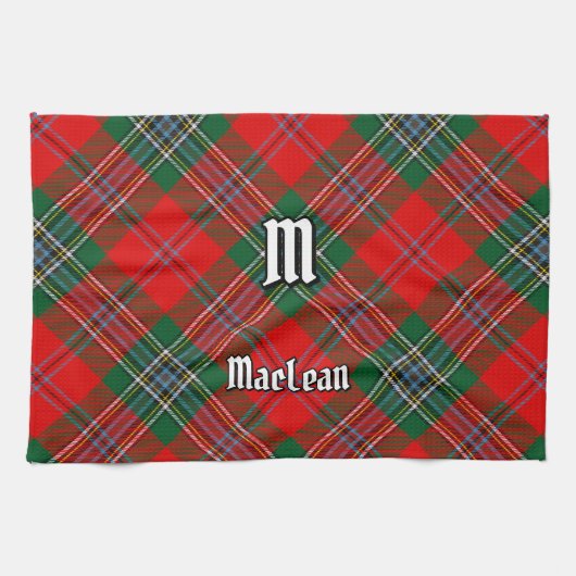 Linge De Cuisine Clan MacLean Tartan (Horizontal)