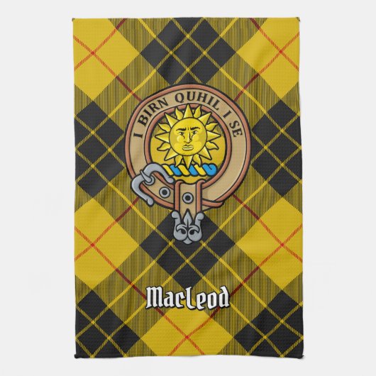 Linge De Cuisine Clan MacLeod de Lewis Crest (Vertical)