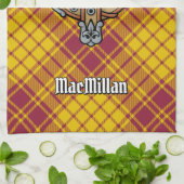 Linge De Cuisine Clan MacMillan Crest sur le tatan de robe (Plié)