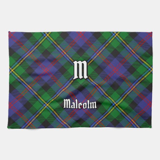 Linge De Cuisine Clan Malcolm Tartan (Horizontal)