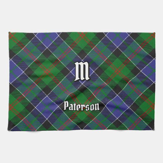 Linge De Cuisine Clan Paterson Tartan (Horizontal)