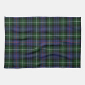 Linge De Cuisine Clan Plaid MacKenzie Green Purple Check Tartan (Horizontal)