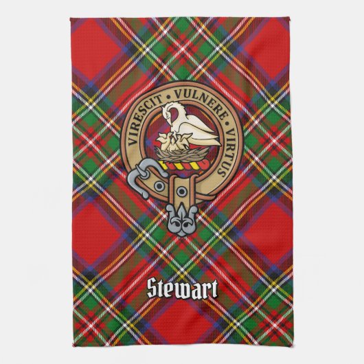 Linge De Cuisine Clan Stewart Crest (Vertical)