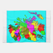 Linge De Cuisine Clans de carte de l'Ecosse (Horizontal)