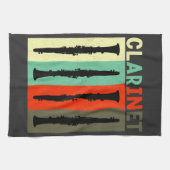 Linge De Cuisine Clarinet rétro (Horizontal)