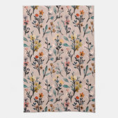 Linge De Cuisine Classic beau motif floral luxe rose mignon (Vertical)