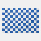 Linge De Cuisine Classic cobalt blue checkerboard (Horizontal)