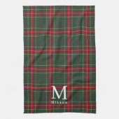 Linge De Cuisine Classic Green and Red Tartan Plaid Christmas (Vertical)