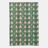 Linge De Cuisine Classic Green Christmas Tree Pattern Holiday (Vertical)