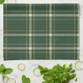 Linge De Cuisine Classic Green Plaid Christmas (Plié)