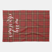 Linge De Cuisine Classic Plaid Merry Christmas Festive -  (Horizontal)