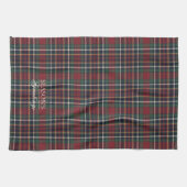 Linge De Cuisine Classic Red Dark Blue Green Plaid Pattern (Horizontal)