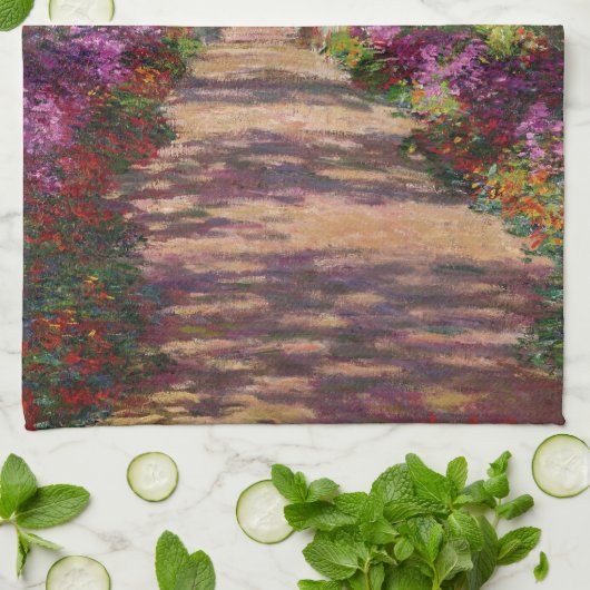 Linge De Cuisine Claude Monet | A Pathway à Monet's Garden (Plié)