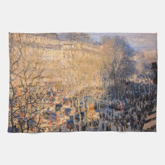 Linge De Cuisine Claude Monet - Boulevard des Capucines à Paris (Horizontal)