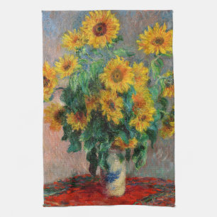Linge De Cuisine Claude Monet - Bouquet de tournesols
