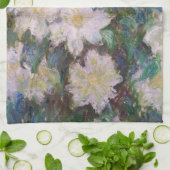 Linge De Cuisine Claude Monet - Clématites blanches (Plié)
