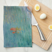 Linge De Cuisine Claude Monet - Etretat : Plage et Falaise d'Amont (Quart Plié)