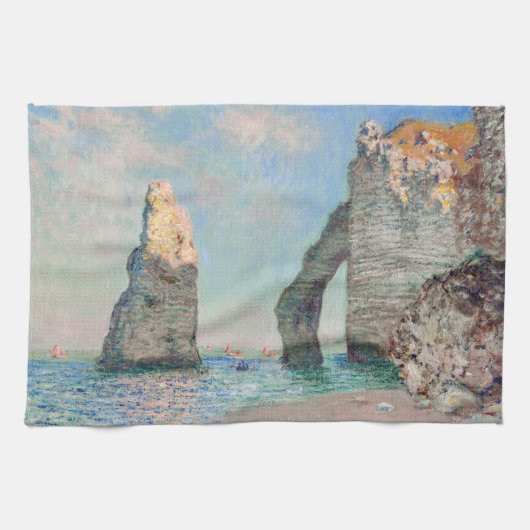 Linge De Cuisine Claude Monet - Falaises à Etretat (Horizontal)