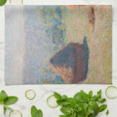 Linge De Cuisine Claude Monet - Haystacks, fin de l'été (Plié)
