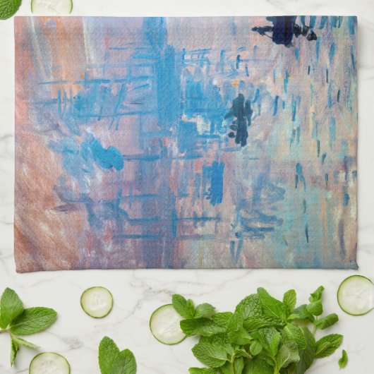 Linge De Cuisine Claude Monet - Impression, lever de soleil (Plié)